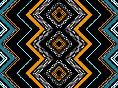 Arkaplan için geometrik etnik desensiz tasarım, kabile geometrik dikişsiz desenler, etnik tasarım, hipster fon, duvar kağıdı arka plan, tasarım perdesi, halı, kumaş, tekstil