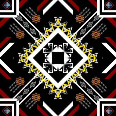  Arkaplan için geometrik etnik desensiz tasarım, kabile geometrik dikişsiz desenler, etnik tasarım, hipster fon, duvar kağıdı arka plan, tasarım perdesi, halı, kumaş, tekstil