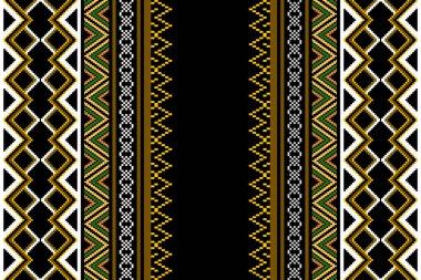 Arkaplan için geometrik etnik desensiz tasarım, kabile geometrik dikişsiz desenler, etnik tasarım, hipster fon, duvar kağıdı arka plan, tasarım perdesi, halı, kumaş, tekstil