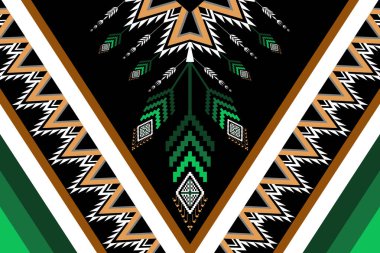 Arkaplan için geometrik etnik desensiz tasarım, kabile geometrik dikişsiz desenler, etnik tasarım, hipster fon, duvar kağıdı arka plan, tasarım perdesi, halı, kumaş, tekstil