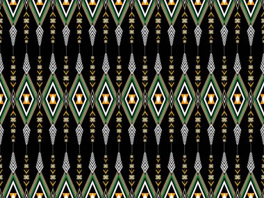 Arkaplan için geometrik etnik desensiz tasarım, kabile geometrik dikişsiz desenler, etnik tasarım, hipster fon, duvar kağıdı arka plan, tasarım perdesi, halı, kumaş, tekstil