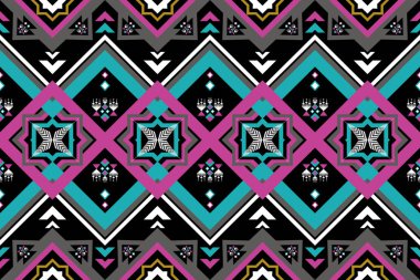 Etnik desensiz, geometrik kalıplar, kabile geometrik dikişsiz kalıplar, etnik tasarım, hipster arka plan, duvar kağıdı, tasarım perdesi, halı, kumaş, tekstil