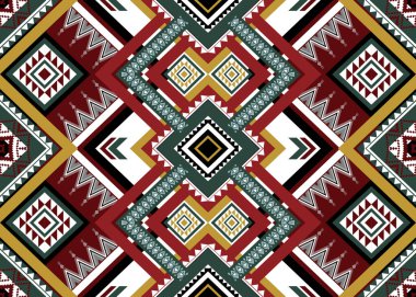 Etnik desensiz, geometrik kalıplar, kabile geometrik dikişsiz kalıplar, etnik tasarım, hipster arka plan, duvar kağıdı, tasarım perdesi, halı, kumaş, tekstil