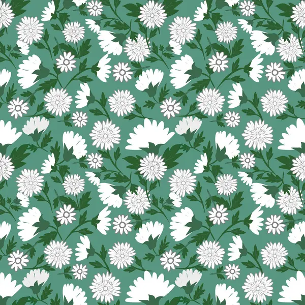  Çiçek desenleri pürüzsüz, çiçek dalları pürüzsüz desen, vektör, illüstrasyon, çiçek desenli desen renkli küçük çiçeklerle kusursuz çiçek deseni. Basit düz parlak çiçek arkaplanı