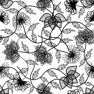  Çiçek desenleri pürüzsüz, çiçek dalları pürüzsüz desen, vektör, illüstrasyon, çiçek desenli desen renkli küçük çiçeklerle kusursuz çiçek deseni. Basit düz parlak çiçek arkaplanı