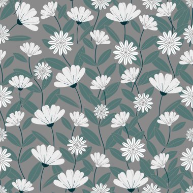 Estetik, çiçek desenli tasarım, çiçek desenleri pürüzsüz desenler, dikişsiz desenler, renkli küçük çiçeklerle kusursuz çiçek desenleri. Basit düz parlak çiçek arkaplanı