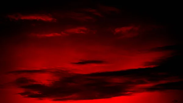 Red Sky Texture Abstract Background Cloud Wave Storm Fiery Sunset — Stock Photo, Image