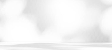 Bulanık Arkaplan Stüdyo Odası Duvar Gölgesi Yaprakları Fabrikası, Soyut Gri Çimento Moda Masası Beyaz Güneş Işığı Yansıma Arkaplanı, Ürün Sunumu İçin Boş Boş Boş Alan.