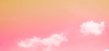 Red Pink and Cloud Sky Pastel Background,Wallpaper Rainbow Colored,Card or Poster Sweet Gradient Backdrop Free Space for add Text or Products Presentation, Travel Tropical Summer Holidays.