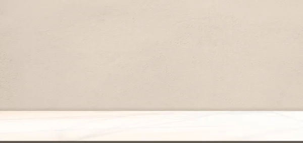 Мармуровий Стіл Полиці Літній Товар Фон Тіньові Листя Жовтій Поверхні — стокове фото