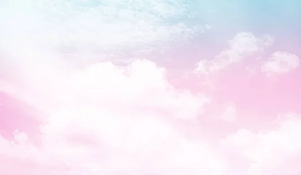 Cloud Achtergrond Rainbow Pink Blue Pastel Texture Abstract Texture Pattern — Stockfoto