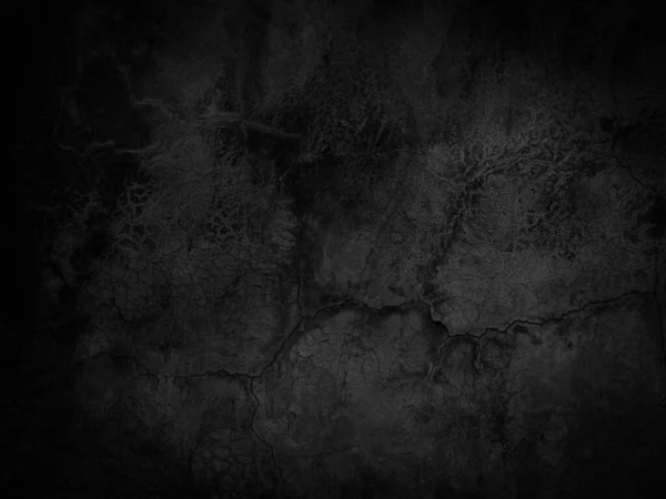 Fundo Cimento Preto Grunge Parede Concreto Escuro Blackboard Floor Stone — Fotografia de Stock