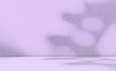 Mor Stüdyo Odası Arkaplanı, Podyum Tezgahı Boş Sahne Masası, Beyaz Doku Arkaplanı, Soyut Kaplama Işık Rengi Boş Yer Duvarı Katı Resim Kağıdı Violet Zemin Döşemesi.