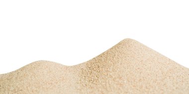 Yığınla Kum Sahil Denizi Beyaz Arkaplanda, Beyaz Dağ Çölü Sahilinde Yaz Doğası, Soyut Doku Tepesi Toprak Yapısı Obje, Doğa Manzarası Yaz Tropikal, Kuru Küçük Kum.