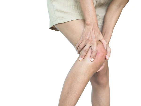 Aislamiento Lesión Ósea Artritis Articular Del Dolor Rodilla Las Mujeres —  Fotos de Stock