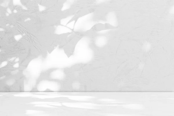 Arka plan Gölge Stüdyo Odası, Açık Beyaz Gri Kaplama Yaprak Çatı Masa Arkaplanı, Soyut Podyum Asgari Çimento Duvarı Zemin, Görüntü Ağacı Şablonu Mutfak Şablonu Tezgahı Boş Masa.