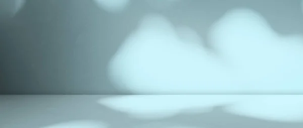 Синій Фон Студії Порожня Кухонна Кімната Мінімальний Сценічний Бар Натрію — стокове фото