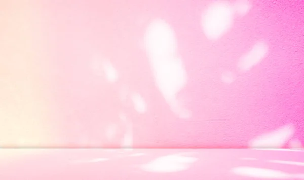 Pembe Gölge Stüdyosu Arka plan Ürünleri Duvarı 3 d Bg Gradyan Renk Pastel Odası Sahne Yerleri Güzellik dokusu, Soyut Çicek Yaprak Yaprağı Yaz Işığı Makyaj Masası Güzellik Masası Sevgililer Günü.