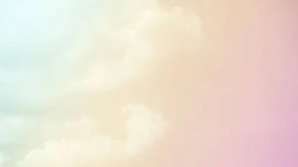 Sky Cloud Pastel Summer Romantic Cloudy Achtergrond Scene Sfeer Landschap — Stockfoto