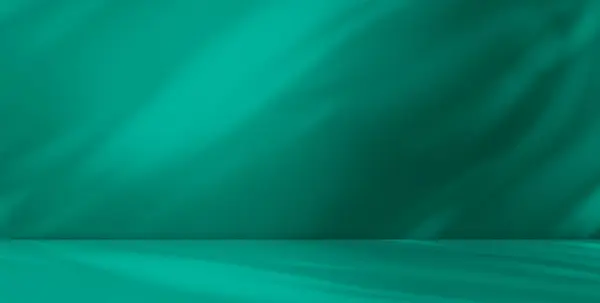 Зелёная Тень Фон Продукт Светлый Лист Стены Подиум Абстрактные Листья — стоковое фото