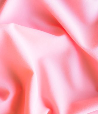 Pembe Arkaplan İpek Kumaşı Soyut Kumaş Kumaş Masa Örtüsü Yumuşak Yataklı Kırmızı Renkli Pastel Mockel Ürün Makyajlı Minimum Tempalte Şatafatlı 3d Çerçeve Saten Gradyan Görüntü Bulanıklığı.