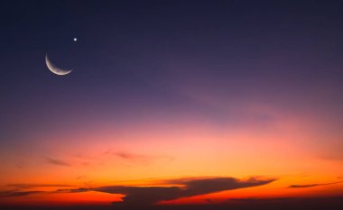 Ay 'ın Gök Sembolleri Peygamberimiz Muhammed Ramazan İslami Kurban Bayramı Arap Mübarek Arap Mübarek Arap Hilal Ay Ramazan Gecesi Müslüman Kutsal Selamlama Gecesi.
