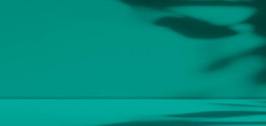 Yeşil Arkaplan Duvarı Stüdyosu Zemin Zemini Bej Aydınlık Podyum Masa Odası Fotoğraf Odası Beton Blatformu Boş Bej Yer Mozaik Çimento Sahnesi Malzeme Şablonu 3d.