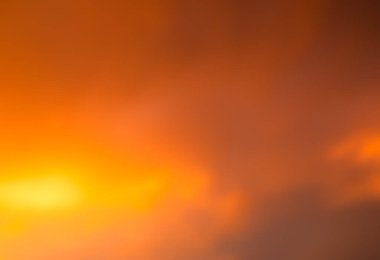 Gradyan Kaplaması Orange Sunset Sunset Sunrise Effect Pastel Sky Evening Beautiful Landscape Golden Color Hour Sunny Twilight Summer Autumn Season Season Sun Horizon Day