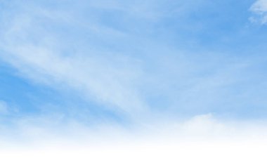 Gökyüzü Mavisi Bulutlu Yaz Bulutlu Açık Hava Beyaz Gün Doku Horizonu Hava güneşli Parlak Doğa Gökyüzü Manzarası Güneş Taze Sabah Güneşi Manzarası.