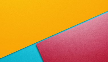 Sarı Arkaplan Kırmızı Kağıt Mavi Duvar Katı Arkaplan Kraft Kalıplı Kağıtlar Rough Retro Karton Yazı Lüks Altın Tasarım Model Parlak Doku Şablonu.