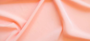 Pembe İpek Kumaş Kumaş Kumaş Perde Perde Güzellik Kozmetik Sevgililer Günü Arkaplan Şablon Şablon Bej.