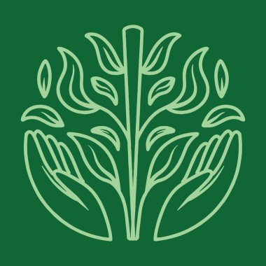 Gül Çiçeği illüstrasyonu, Monoline Vector Logosu, Güzellik Flora antika rozeti, Tişört için yaratıcı amblem tasarımı