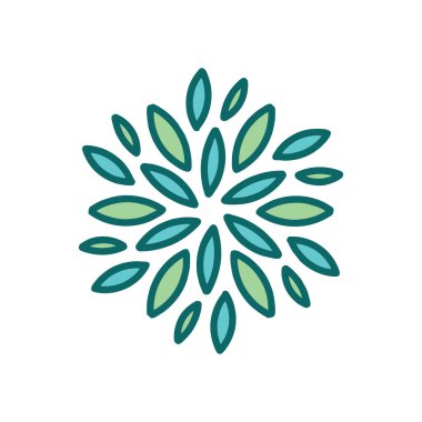 Doğal Yaprak Logosu Flora Amblem Vektör Tasarım Rozet Çizimi Simgesi Simgesi Simgesi Simgesi Simgesi Simgesi