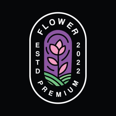 Butik ve kozmetik veya spa için Gül Çiçeği Logo Vektörü Tasarımı