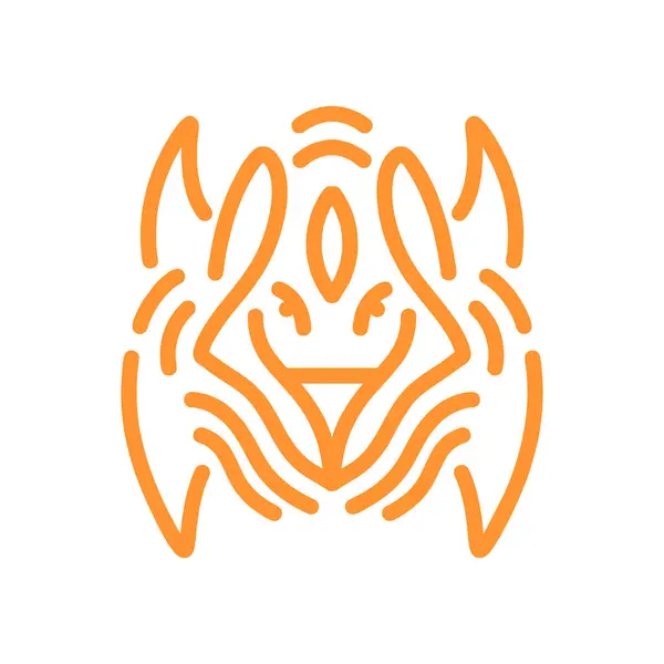 Wolf Head Logo Vektör Tasarımı Çizim Amblemi
