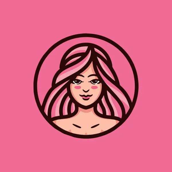 Beauty Women Salon Logo illustration Vector Design Emblem