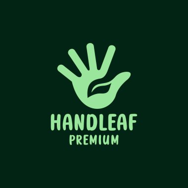 El Yaprağı Doğa Logosu Tasarım Vektörü, Bitki Ağacı Amblem Sembolü, Çevresel Yaratıcı Vintage Grafik Tasarımı