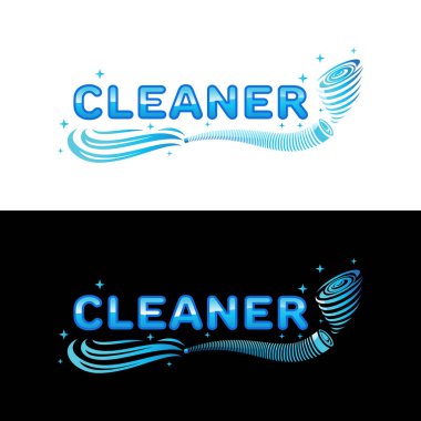 Emme Hortumu Boru Temizleyici Logo Tasarımı Su Yolları Vektörü