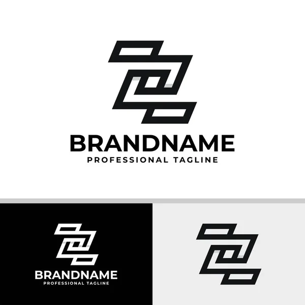 Buchstabe Monogramm Logo Geeignet Für Jedes Geschäft Mit Oder Initialen — Stockvektor