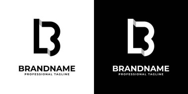 LB ya da BL Monogram Logosu, LB ya da BL harfleriyle başlayan herhangi bir iş için uygun.