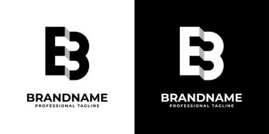 EB ya da BE Monogram Logosu, EB ya da BE harfleriyle başlayan her iş için uygundur..