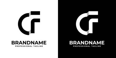 CF veya FC Logosu harfi, CF veya FC baş harfleri olan her iş için uygundur.