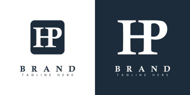 Modern Harf HP Logosu, HP veya PH harfli herhangi bir iş veya kimlik için uygundur..