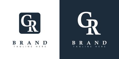 Modern Harf GR Logosu, GR veya RG harfli herhangi bir iş veya kimlik için uygundur..