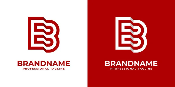 Moderner Buchstabe Logo Geeignet Für Jedes Unternehmen Oder Identität Mit — Stockvektor