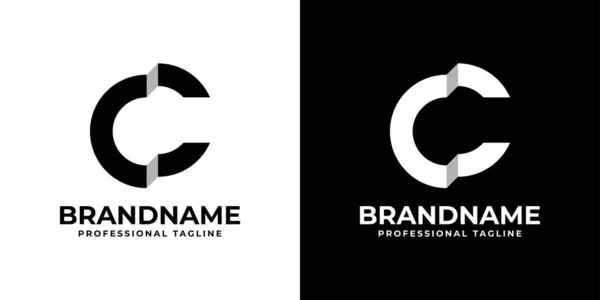 Buchstabe Oder Monogramm Logo Geeignet Für Jedes Unternehmen Mit Oder — Stockvektor