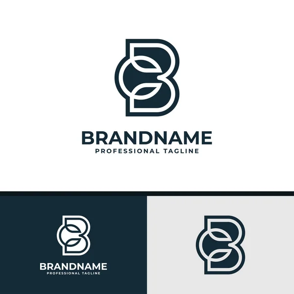 Lettre Unique Logo Adapté Toute Entreprise Avec Initiales — Image vectorielle