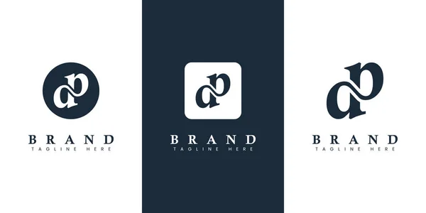 Modern Letter Logo Κατάλληλο Για Οποιαδήποτε Επιχείρηση Ταυτότητα Αρχικά — Διανυσματικό Αρχείο