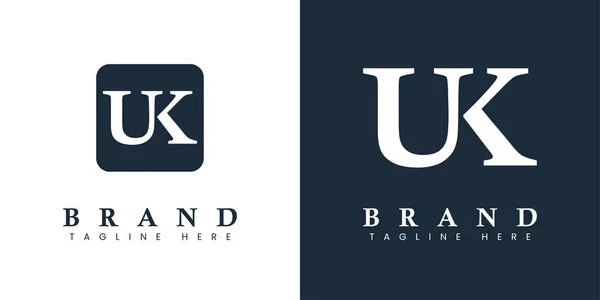 Logotipo Modern Letter Adequado Para Qualquer Negócio Identidade Com Iniciais — Vetor de Stock
