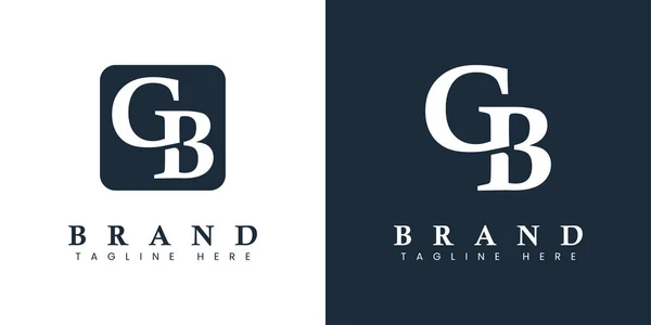Logotipo Moderno Carta Adequado Para Qualquer Negócio Identidade Com Iniciais — Vetor de Stock